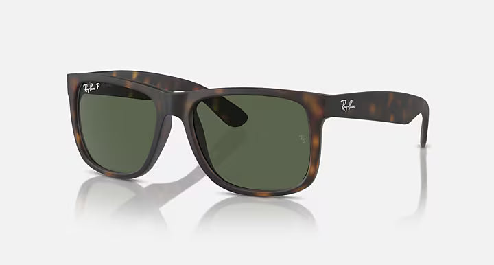 Ray-Ban RB4165 Justin Classic- Matte Havana / Polarized Dark Green