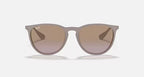 Ray-Ban Erika Classic Sunglasses - Sand Frame - Brown Lenses