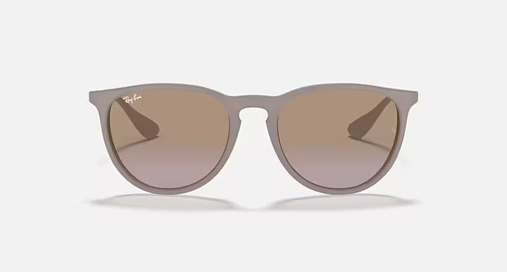 Ray-Ban Erika Classic Sunglasses - Sand Frame - Brown Lenses