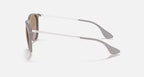 Ray-Ban Erika Classic Sunglasses - Sand Frame - Brown Lenses