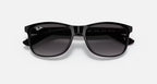 Ray-Ban 0RB4202 Andy Sunglasses - Polished Black Frame \ Gray Gradient Lens - BeachToBlvd