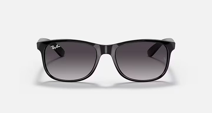 Ray-Ban 0RB4202 Andy Sunglasses - Polished Black Frame \ Gray Gradient Lens - BeachToBlvd