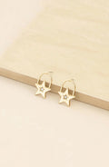 Ettika Star Stud Earrings Gold