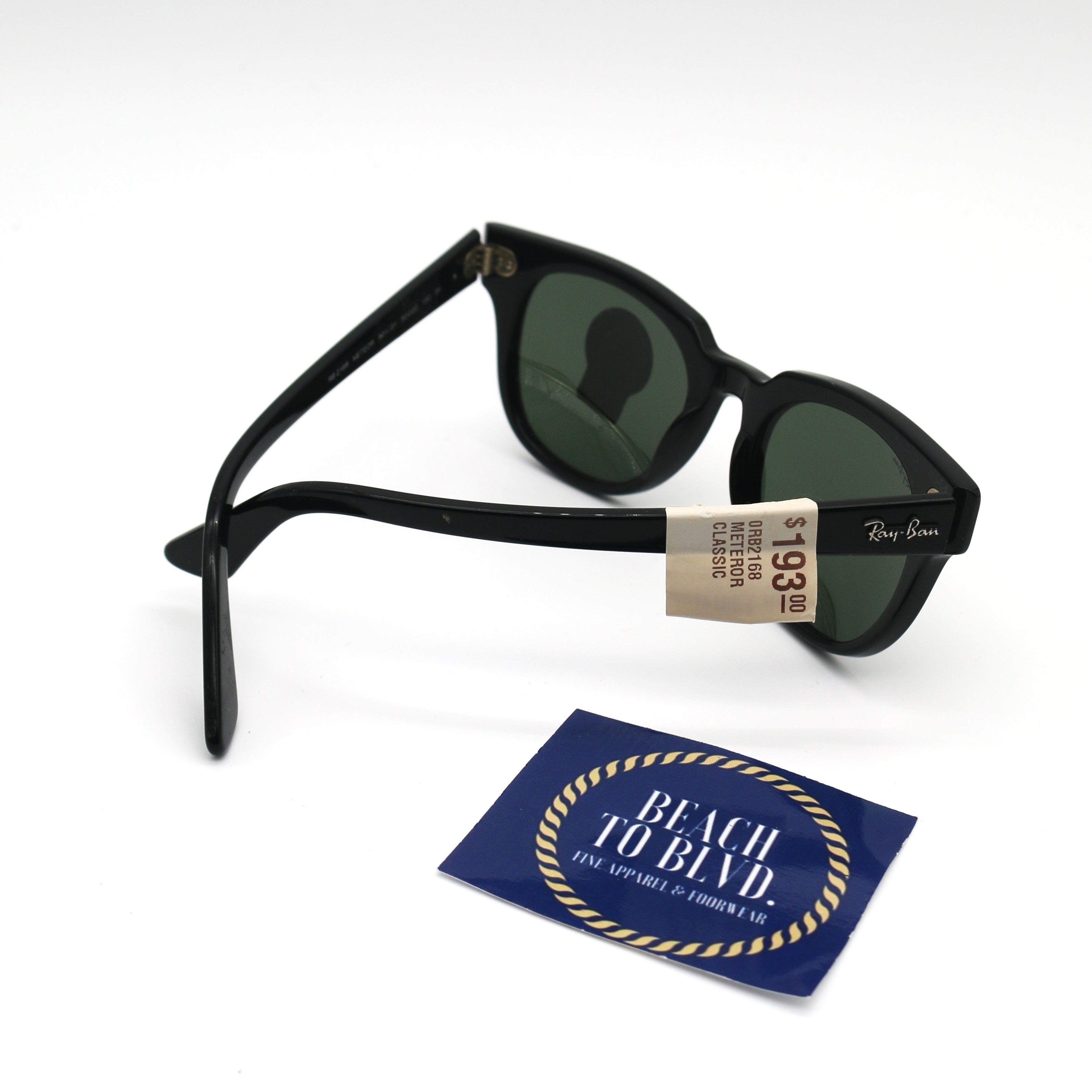 Ray-Ban Justin Polarized Sunglasses - Transparent Blue Frame \ Gray Lens - BeachToBlvd