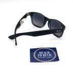 Ray-Ban RB2132 New Wayfarer- Matte Blue On Transparent Blue / Blue Gradient Polarized Lens (660778)