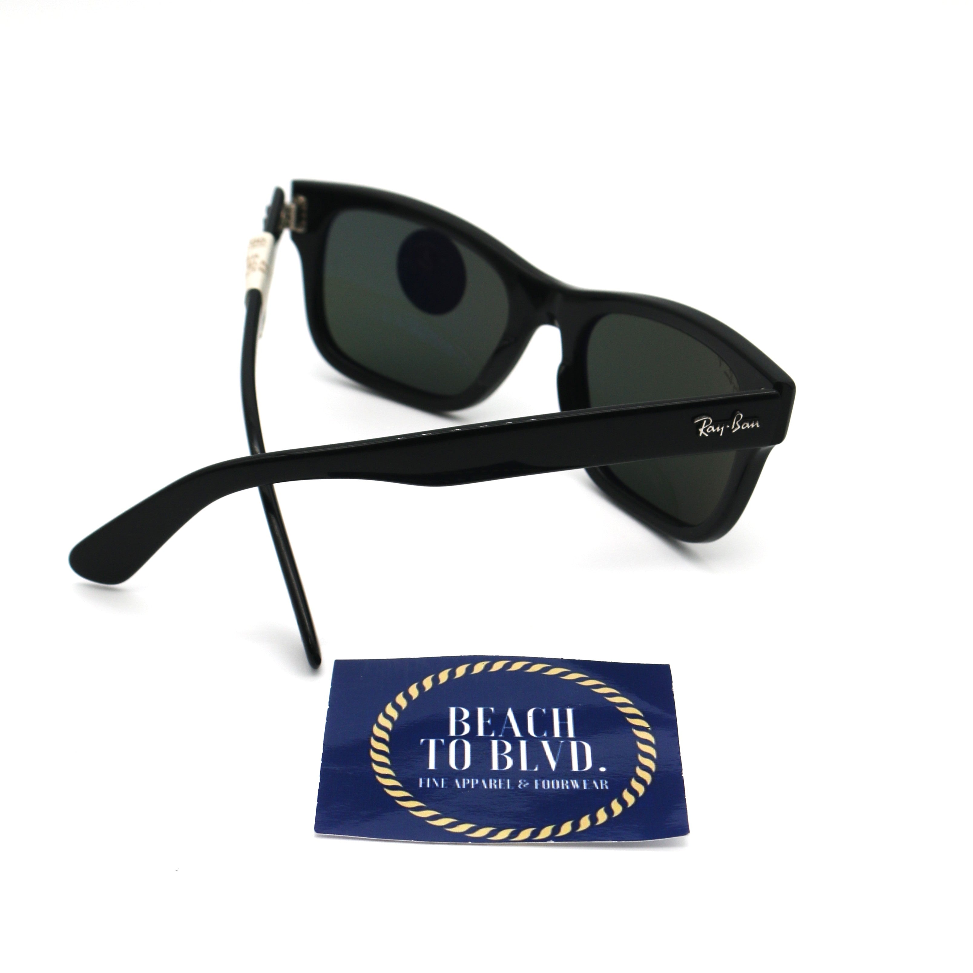 Ray-Ban RB2283 Mr Burbank- Black/ Polarized Green