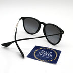 Ray-Ban RB2132 New Wayfarer- Rubber Black / Green Mirror Silver Lens (622/30)