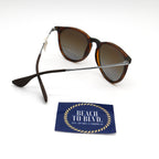 Ray-Ban Erika Classic Sunglasses - Polished Light Havana Frame - Brown Lenses - BeachToBlvd
