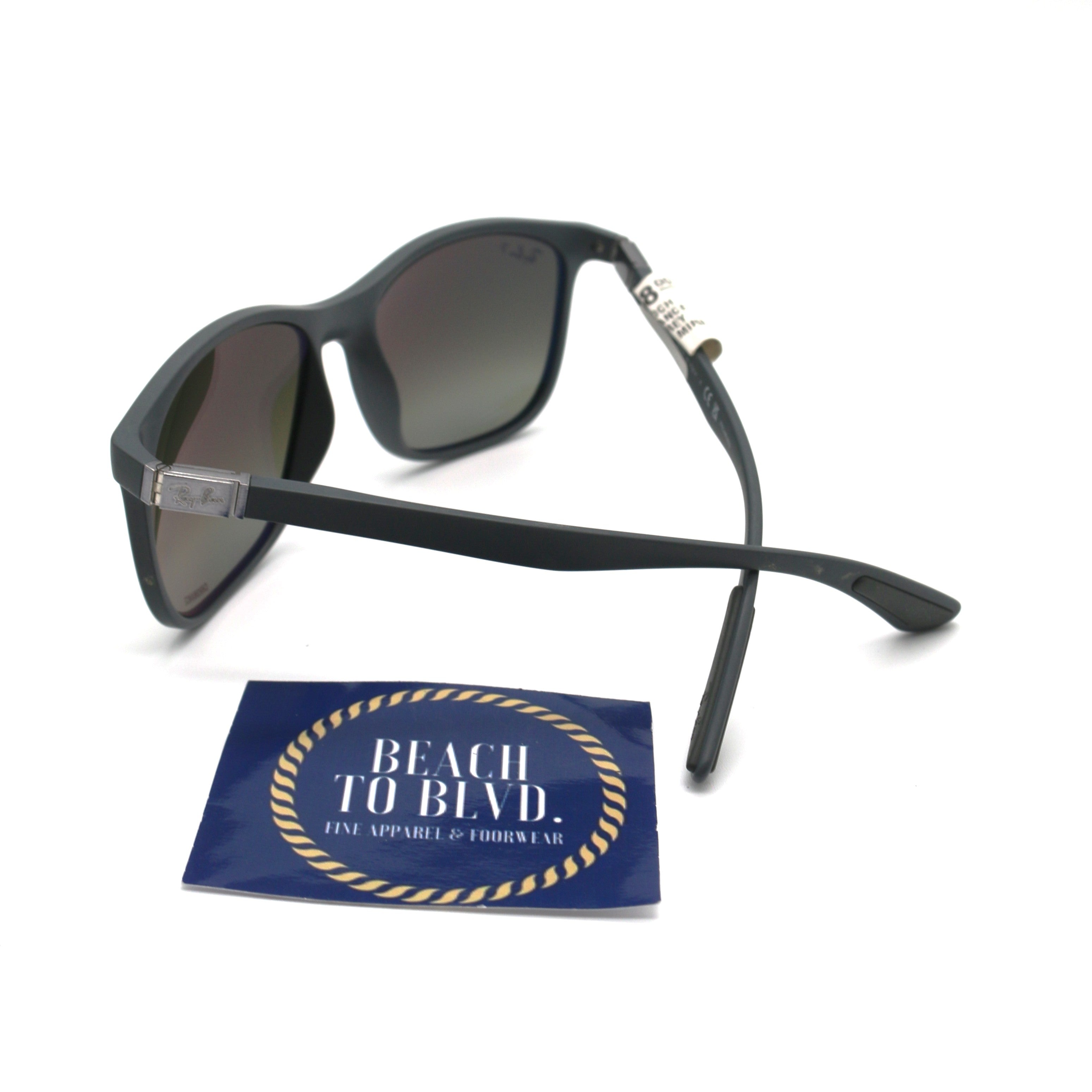 Ray-Ban RB4330CH Chromance Polarized Sunglasses - Gray Frame \ Gray Lens - BeachToBlvd