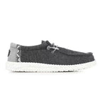 Heydude Wally Coastline Men's Shoes - Black/White - BeachToBlvd