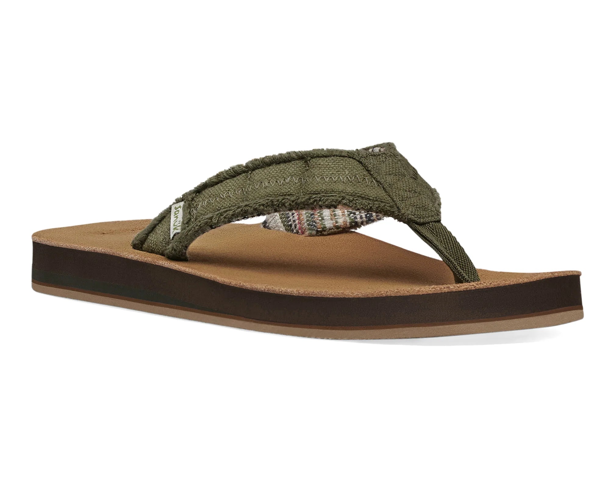 Sanuk Fraid Not St - Men Dark Olive - BeachToBlvd