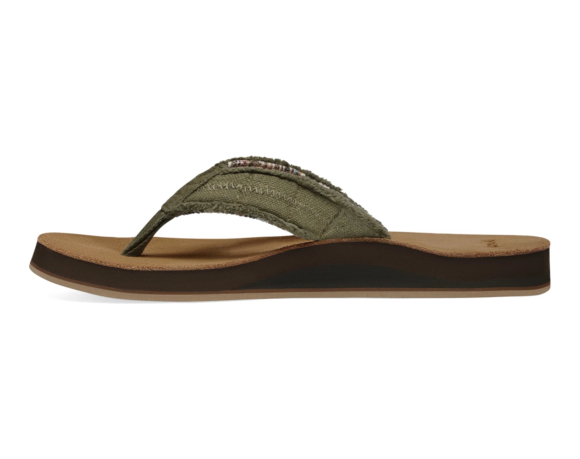Sanuk Fraid Not St - Men Dark Olive - BeachToBlvd