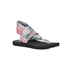 Sanuk W Sling ST Watercolor Palm - BeachToBlvd