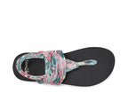 Sanuk W Sling ST Watercolor Palm - BeachToBlvd
