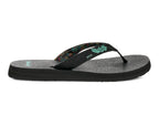 Sanuk Yoga Paradise II - Women -Black Paradise Palm - BeachToBlvd