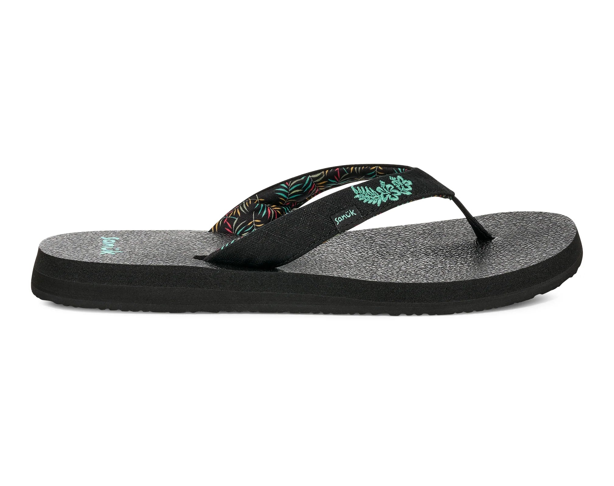 Sanuk Yoga Paradise II - Women -Black Paradise Palm - BeachToBlvd