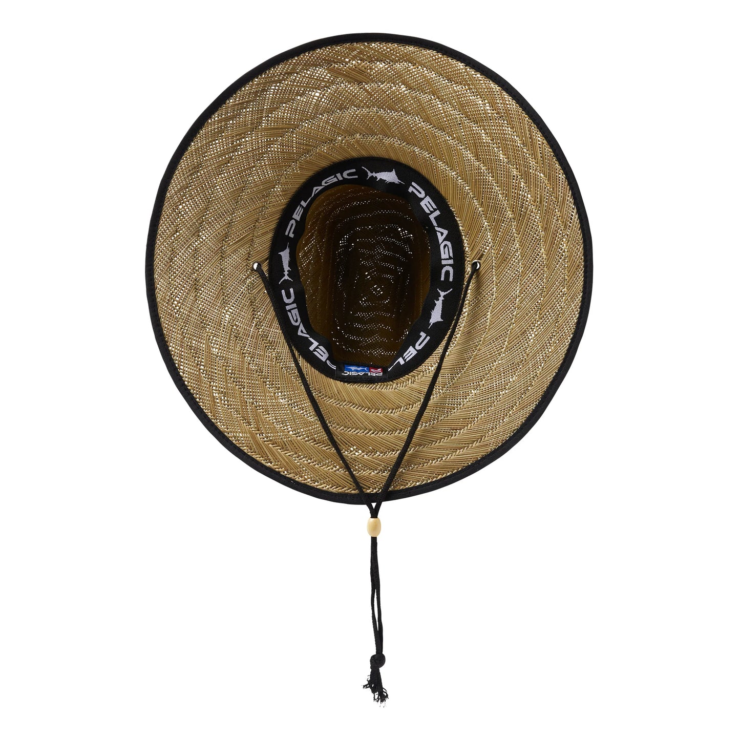 Pelagic Baja Deluxe Full-Brimmed Straw Sun Protection Hat
