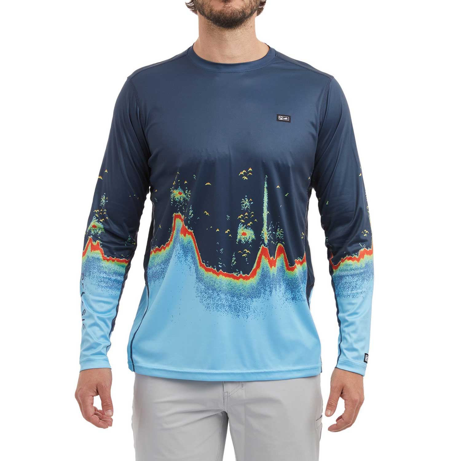Pelagic Vaportek Sonar Long Sleeve Fishing Shirt - BeachToBlvd