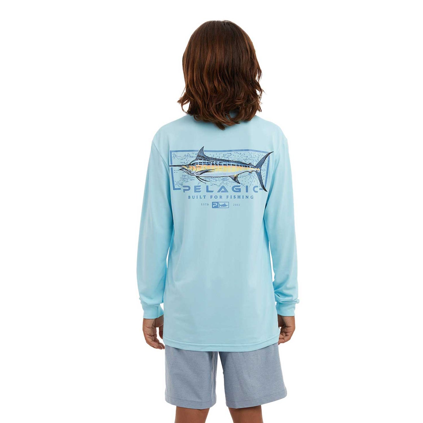 Pelagic Aquatek Marlin Mind Youth Fishing Shirt
