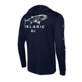 Pelagic Aquatek Gyotaku Hooded Fishing Shirt - Long Sleeve - BeachToBlvd
