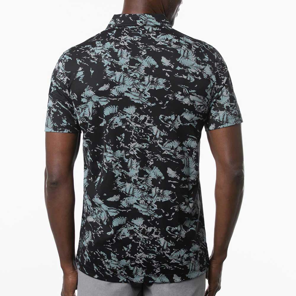 Travis Mathew Alley Oop Men's Performance Golf Polo Shirt - Black
