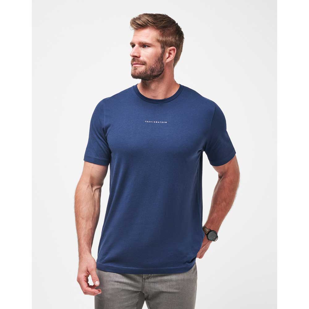 Travis Mathew On the Docks Men's T-Shirt - Total Eclipse Blue