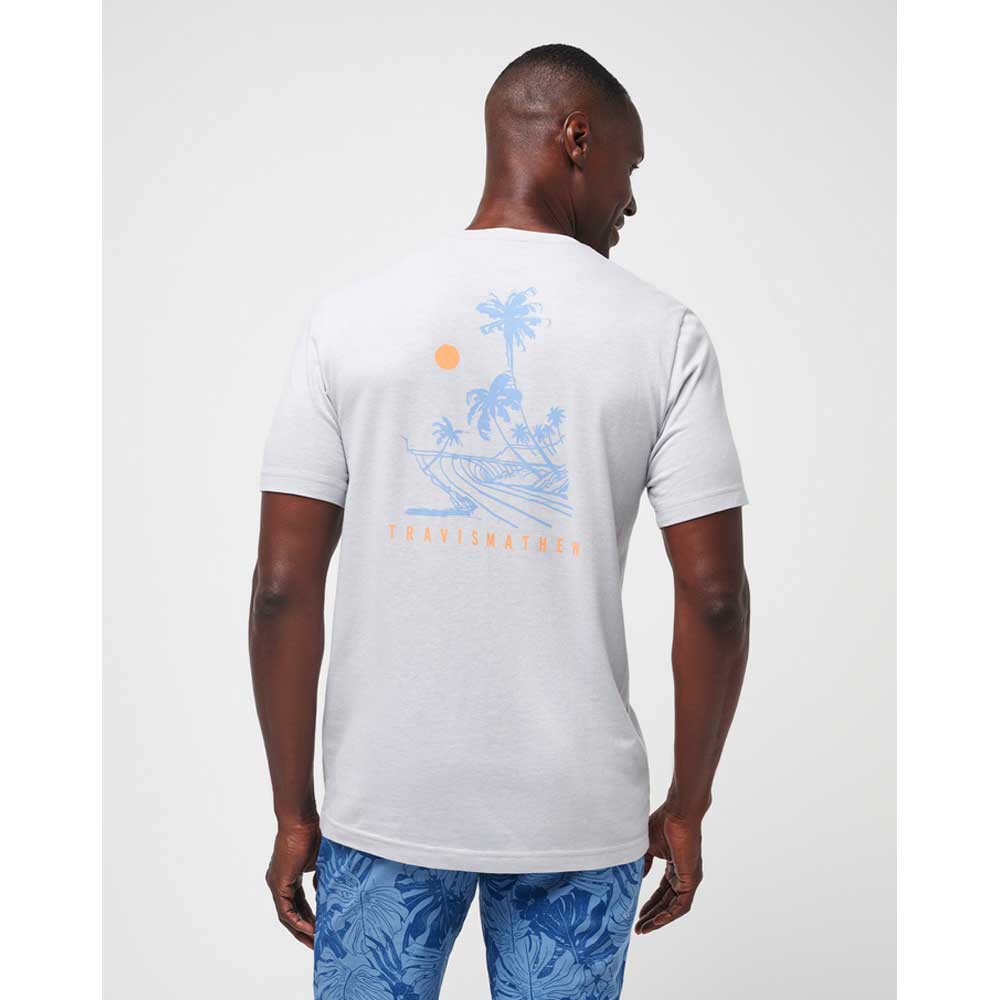Travis Mathew Off the Pier Golf T-Shirt - Gray - BeachToBlvd