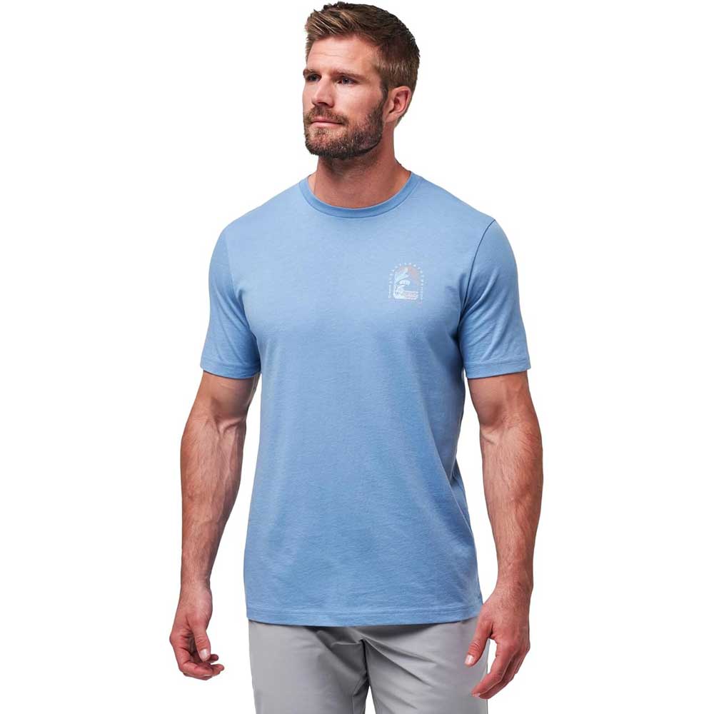 Travis Mathew Cowries Pima Cotton Golf T-Shirt - Quite Harbor - BeachToBlvd