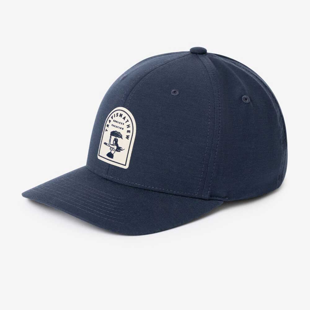 Travis Mathew Big Beach Fitted Hat - Total Eclipse