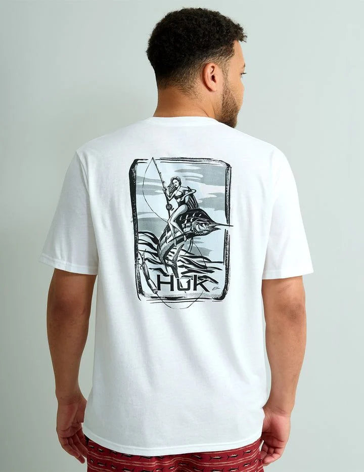 HUK MARLIN RIDER T-SHIRT - BeachToBlvd