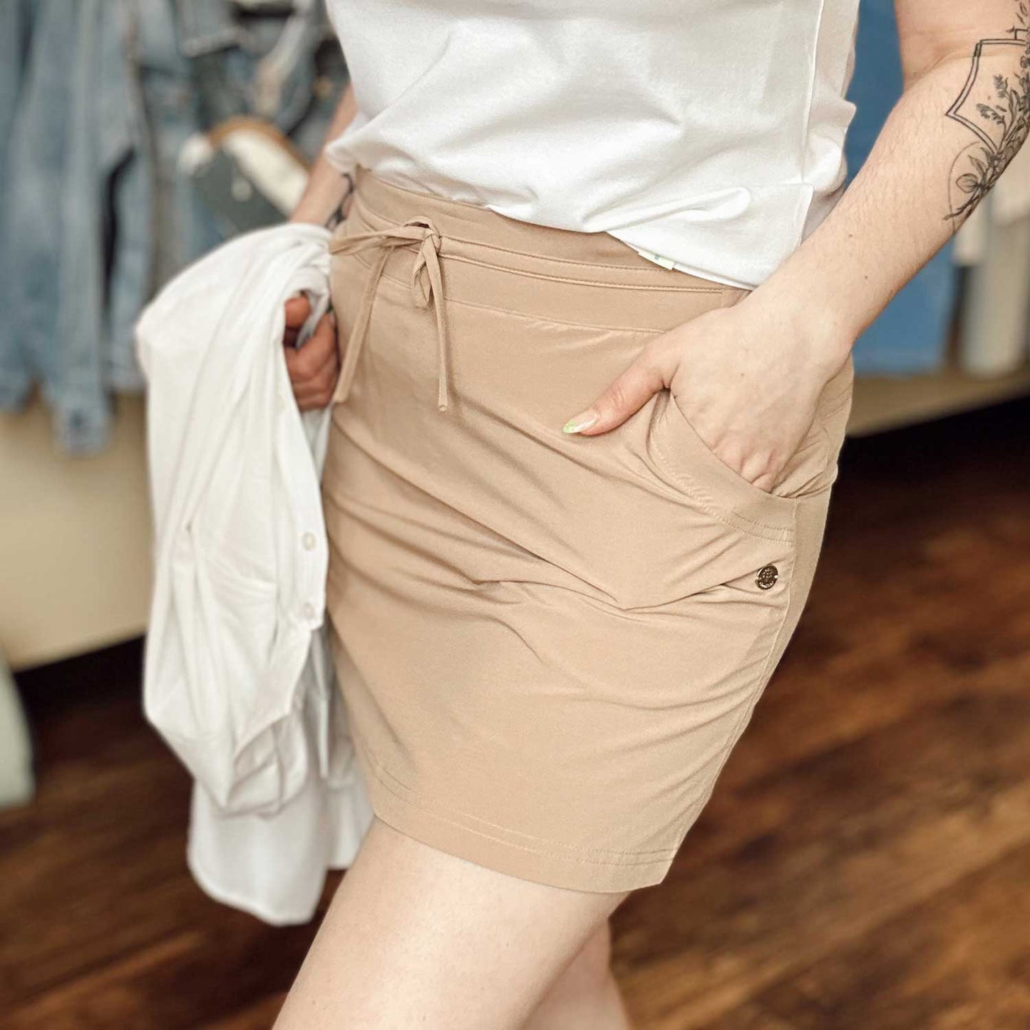 Coolibar Women's Mendocino Travel Skort UPF 50+