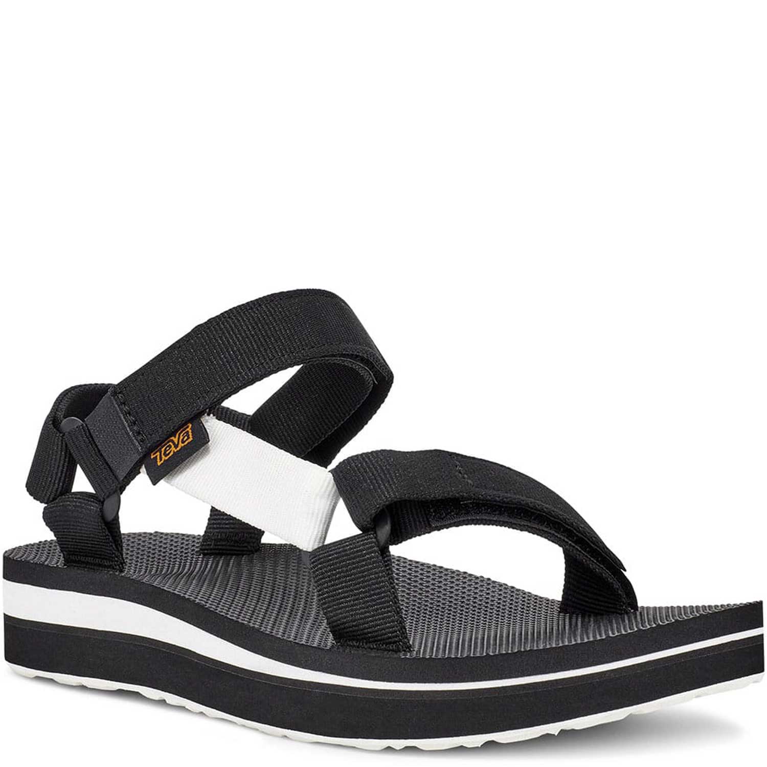 Teva Women's Midform Universal Sandal - Black\Bright White - BeachToBlvd