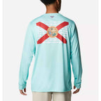 Columbia Sportswear Men's PFG Terminal Tackle Fish Flag Long Sleeve Fishing Shirt