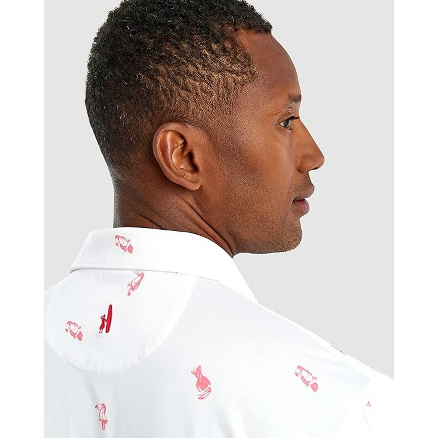 Johnnie-O Toutou Printed Featherweight Performance Polo Shirt