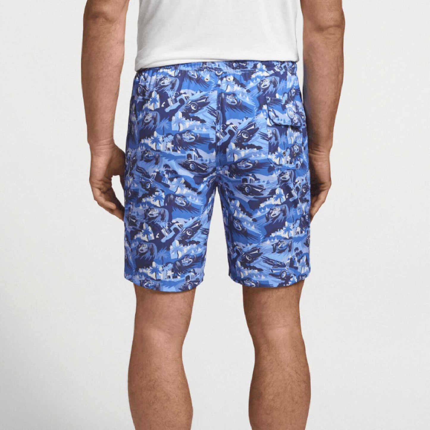 Peter Millar Men's Swim Trunks - Monaco Madness - Atlantic Blue