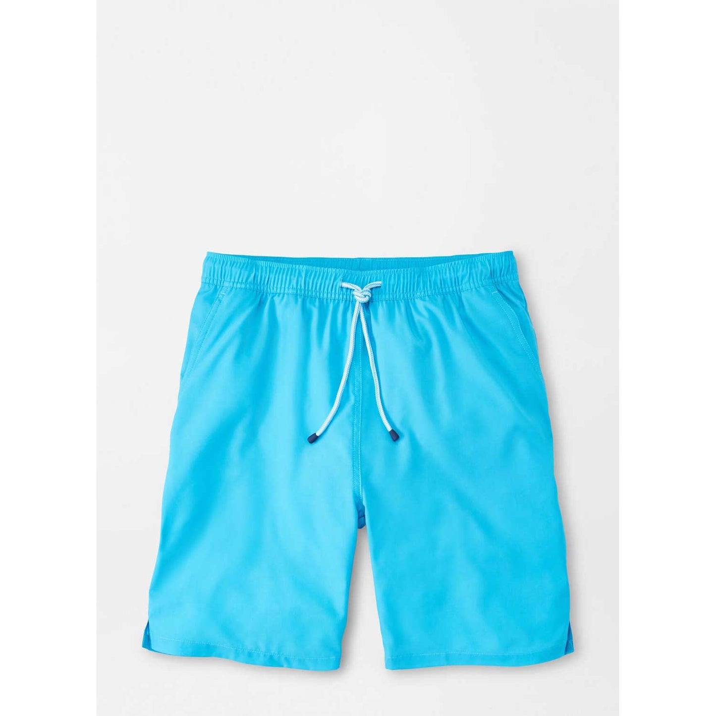 Peter Millar Men's Nautilus Spiral Magic Print Swim Trunk - Turquoise
