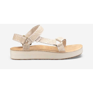 Teva Women's Midform Universal Geometric Sandal - White Swan - BeachToBlvd