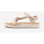 Teva Women's Midform Universal Geometric Sandal - White Swan - BeachToBlvd