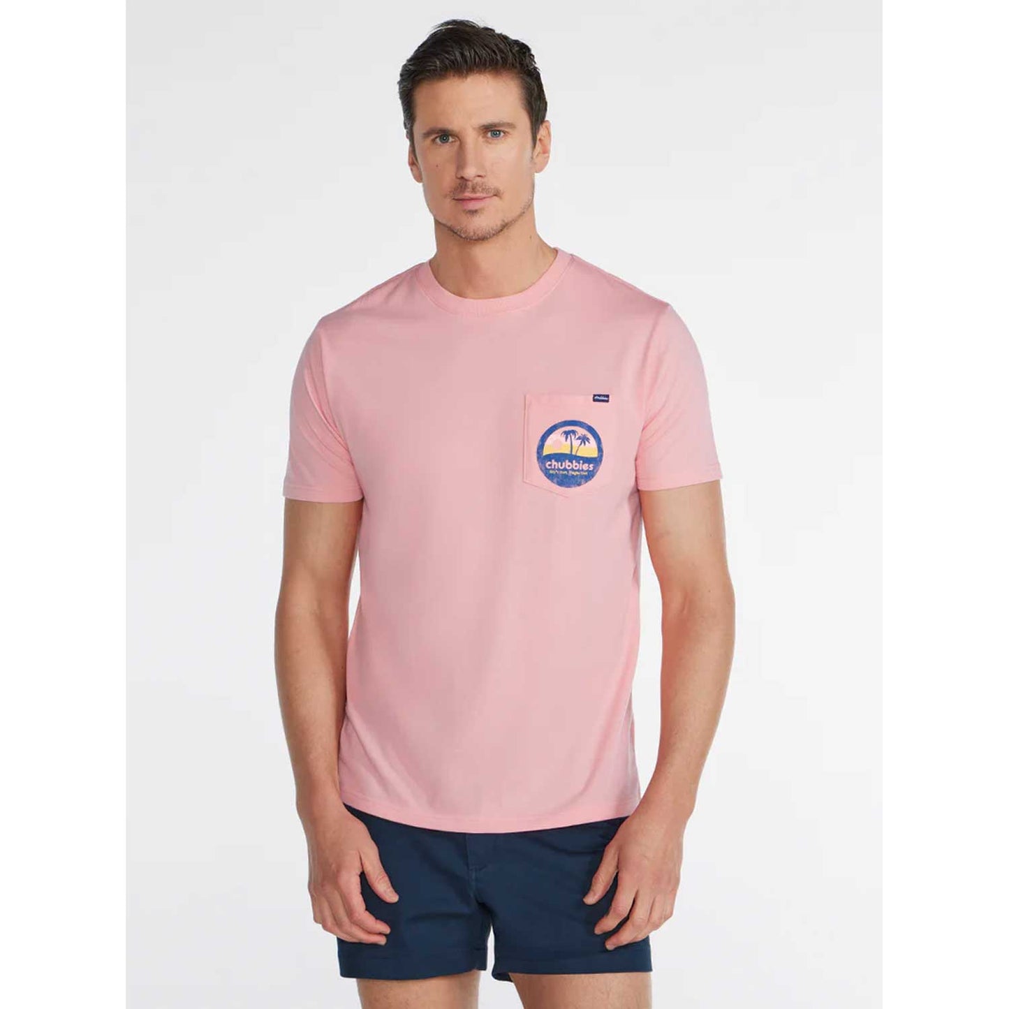Chubbies The Trop And Lock (T-Shirt) - Red/Pink