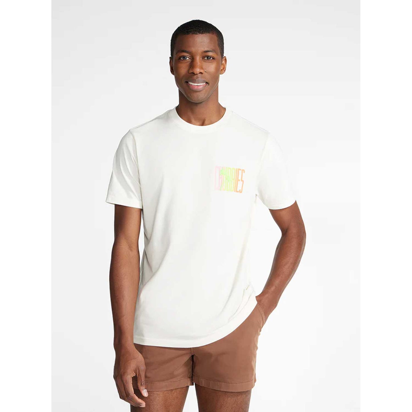 Chubbies The Shady Palm (T-Shirt) - Cream