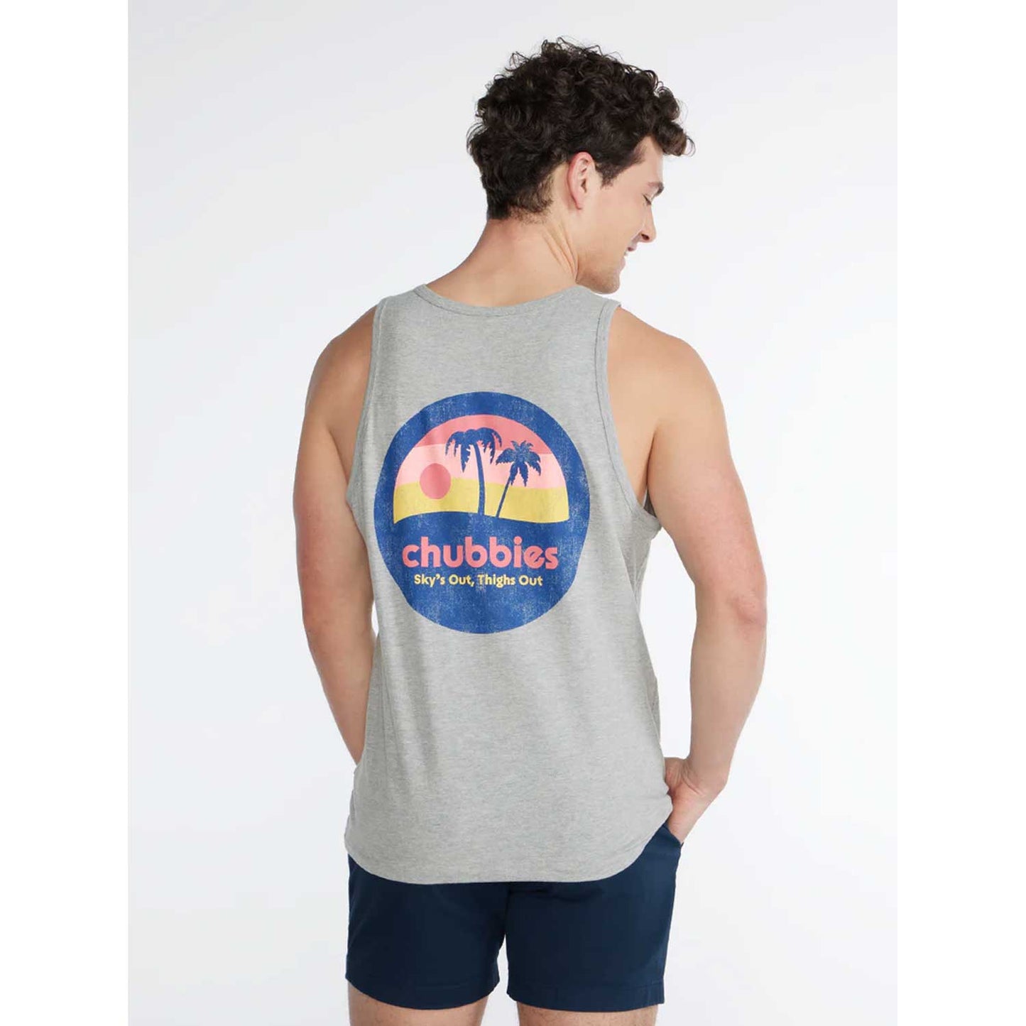 Chubbies The Trop And Lock (Tank Top) - Grey