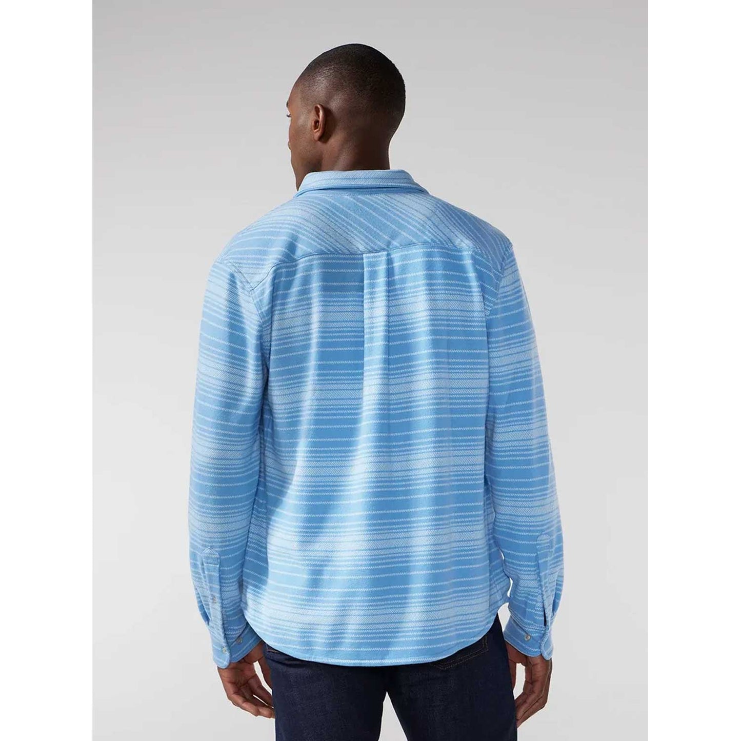 Chubbies The Baby Blue Button-Up Flannel Overshirt