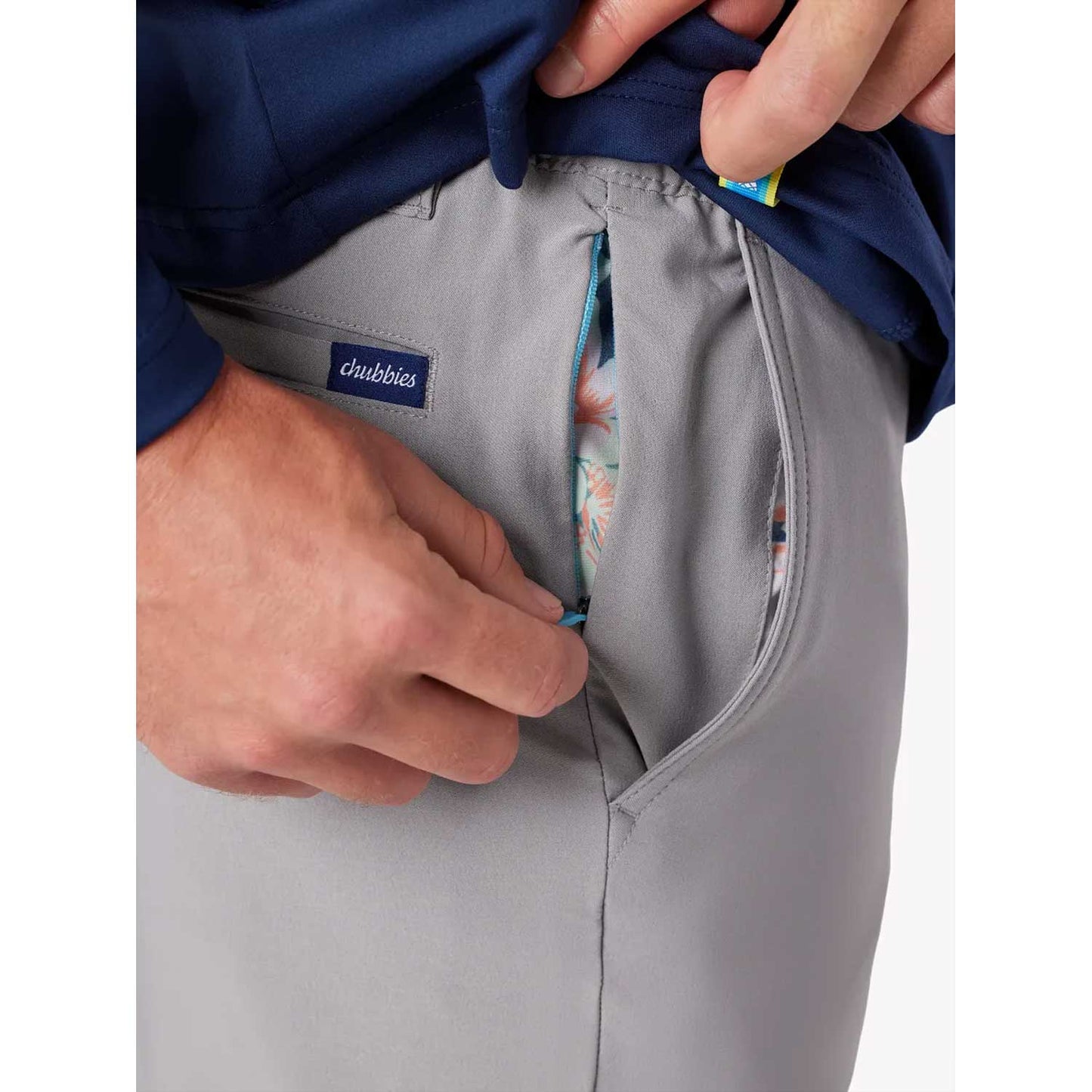 Chubbie's The World's Grayests 32" Everywhere Performance Pants - Medium Grey