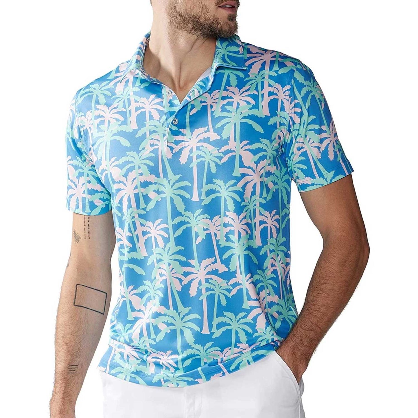 Chubbies Keep Palm and Carry On Men's Performance Polo Shirt