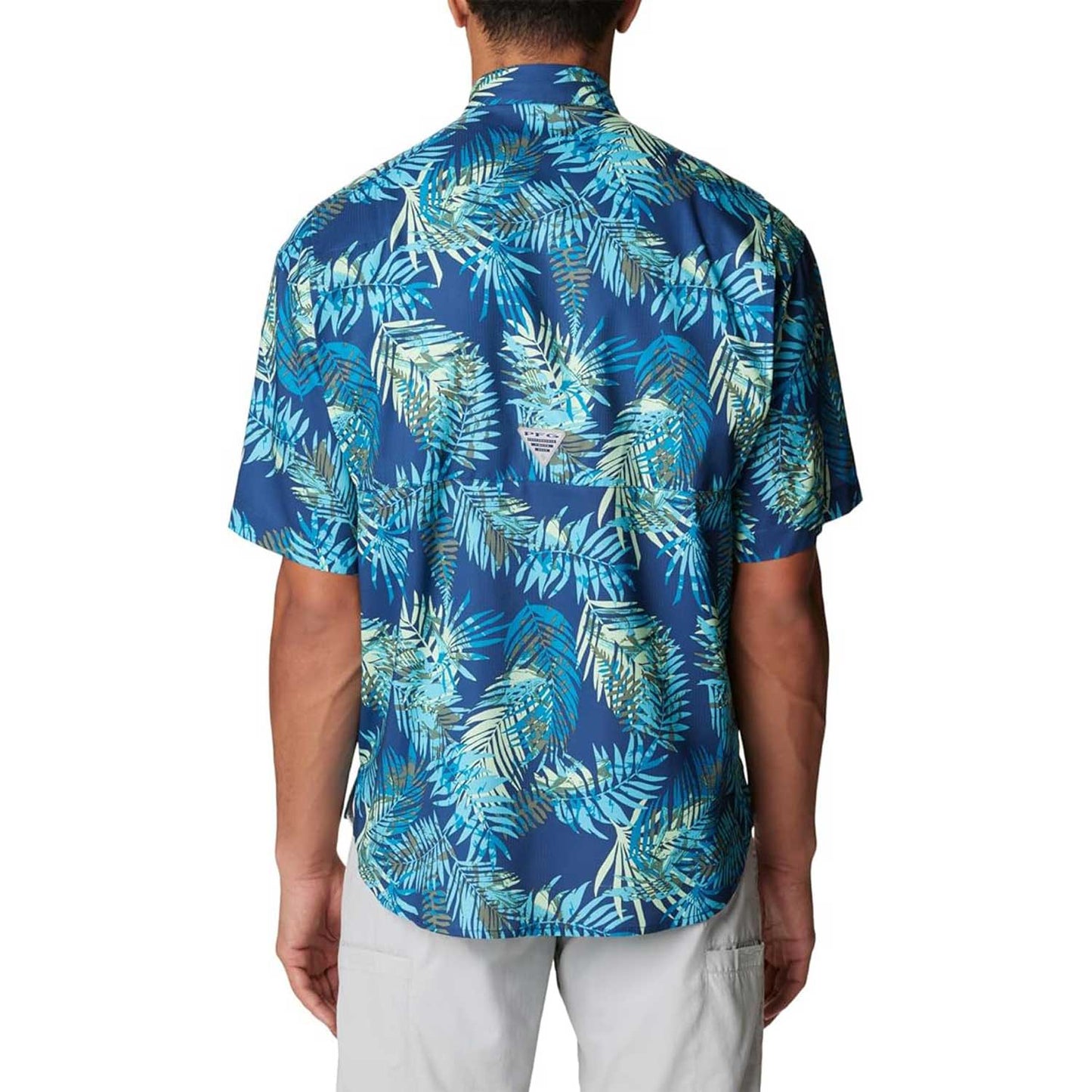 Columbia Sportswear Men's Super Tamiami Short Sleeve Shirt - Carbon Tunatropic