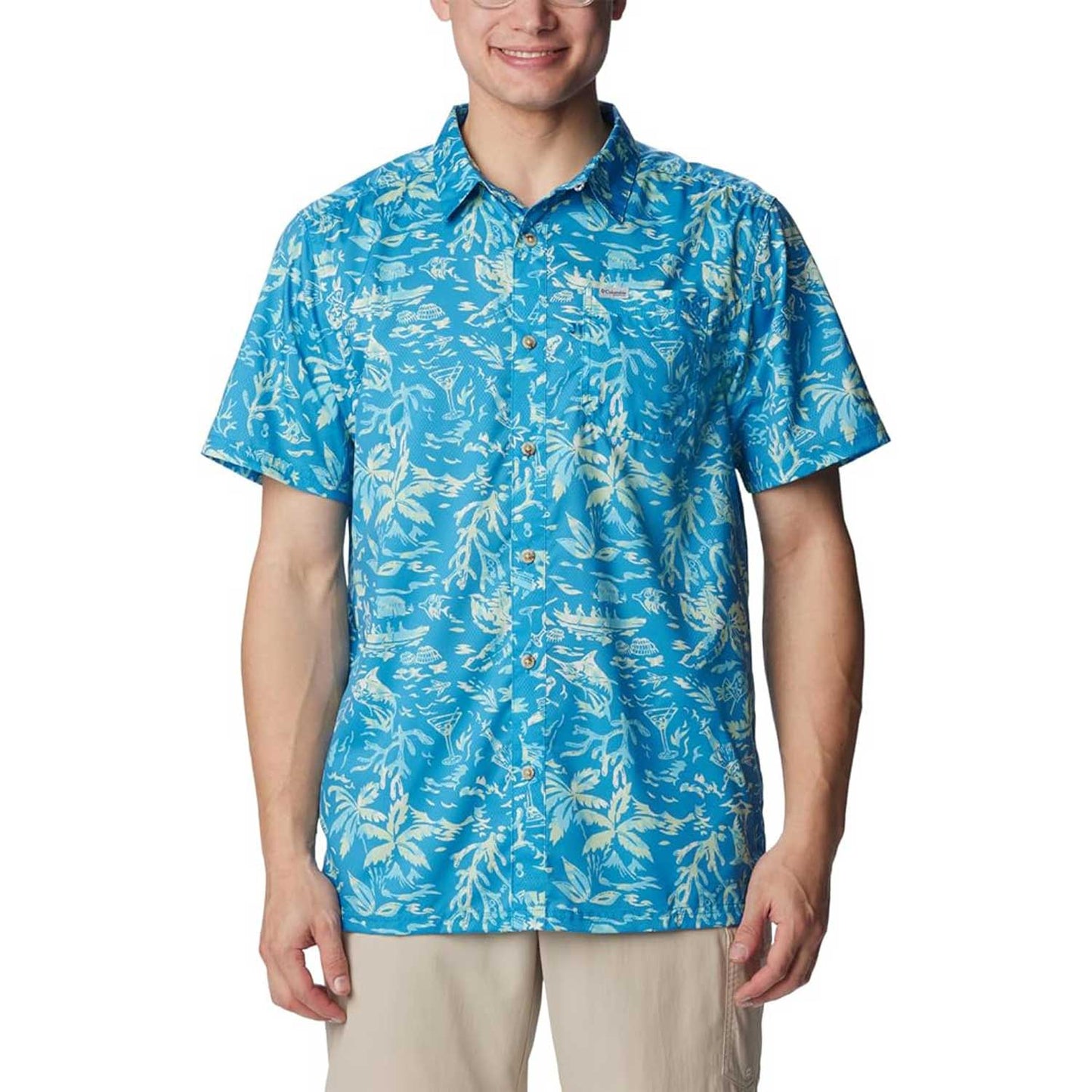 Columbia Sportswear Men's PFG Super Slack Tide Camp Shirt