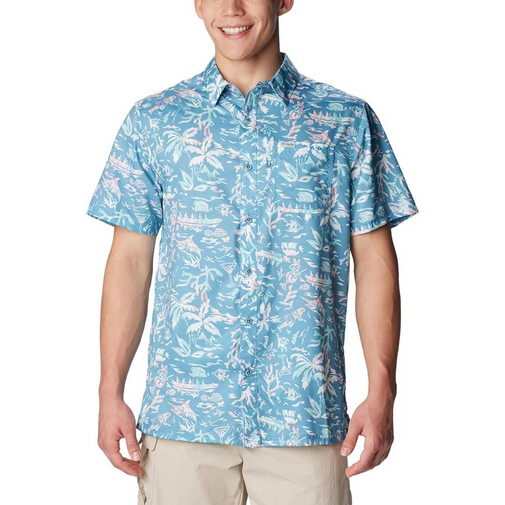 Columbia Sportswear Men's PFG Super Slack Tide Camp Shirt