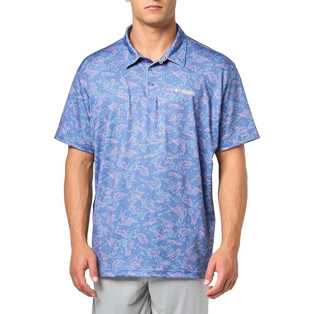 Columbia Sportswear Men's PFG Super Slack Tide Stretch Polo - BeachToBlvd