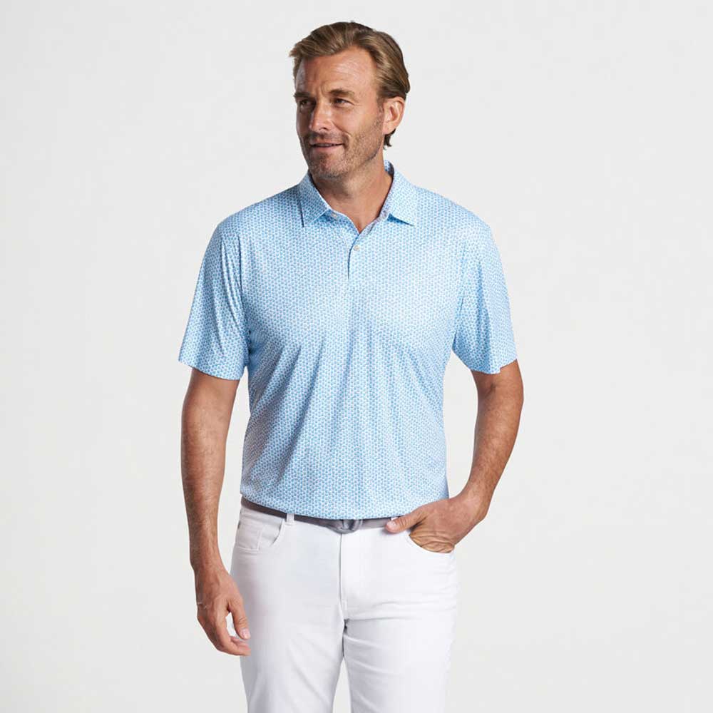 Peter Millar Crown Sport Performance Golf On The Rocks Polo – BeachToBlvd