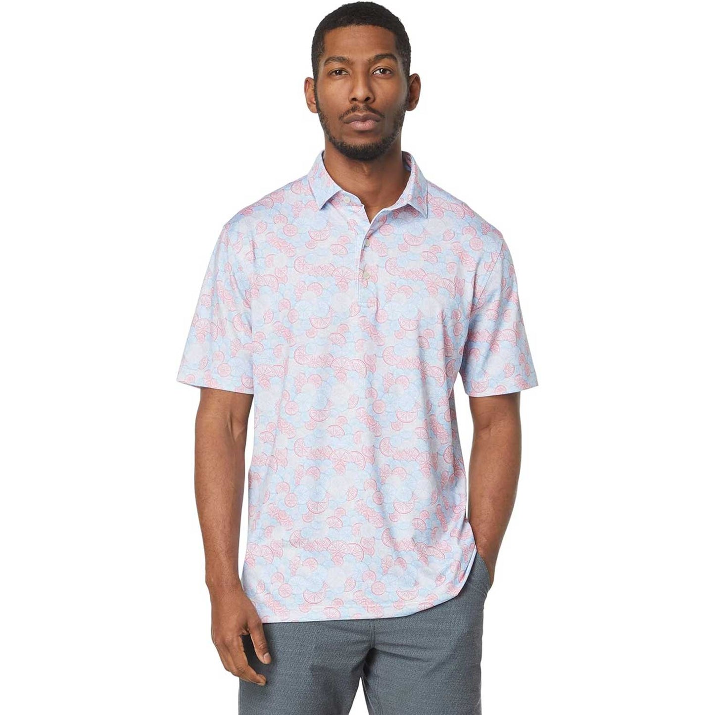 Johnnie-O The Citrus Performance Golf Polo Seal